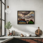 Rooftops and Clouds Paris 1910 1912 Henry Lyman Sayen 6 mockup