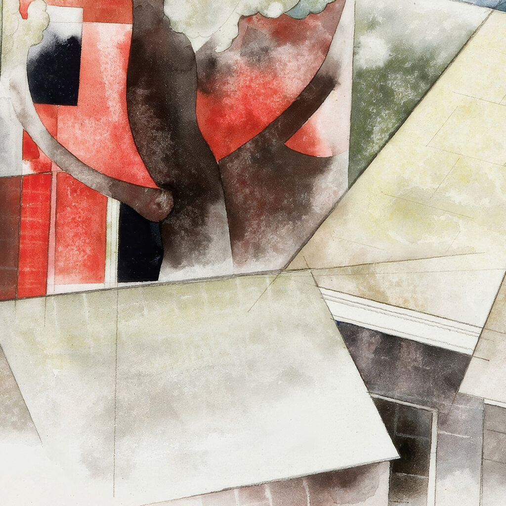 Rooftops and Fantasy 1918 Charles Demuth 8 mockup