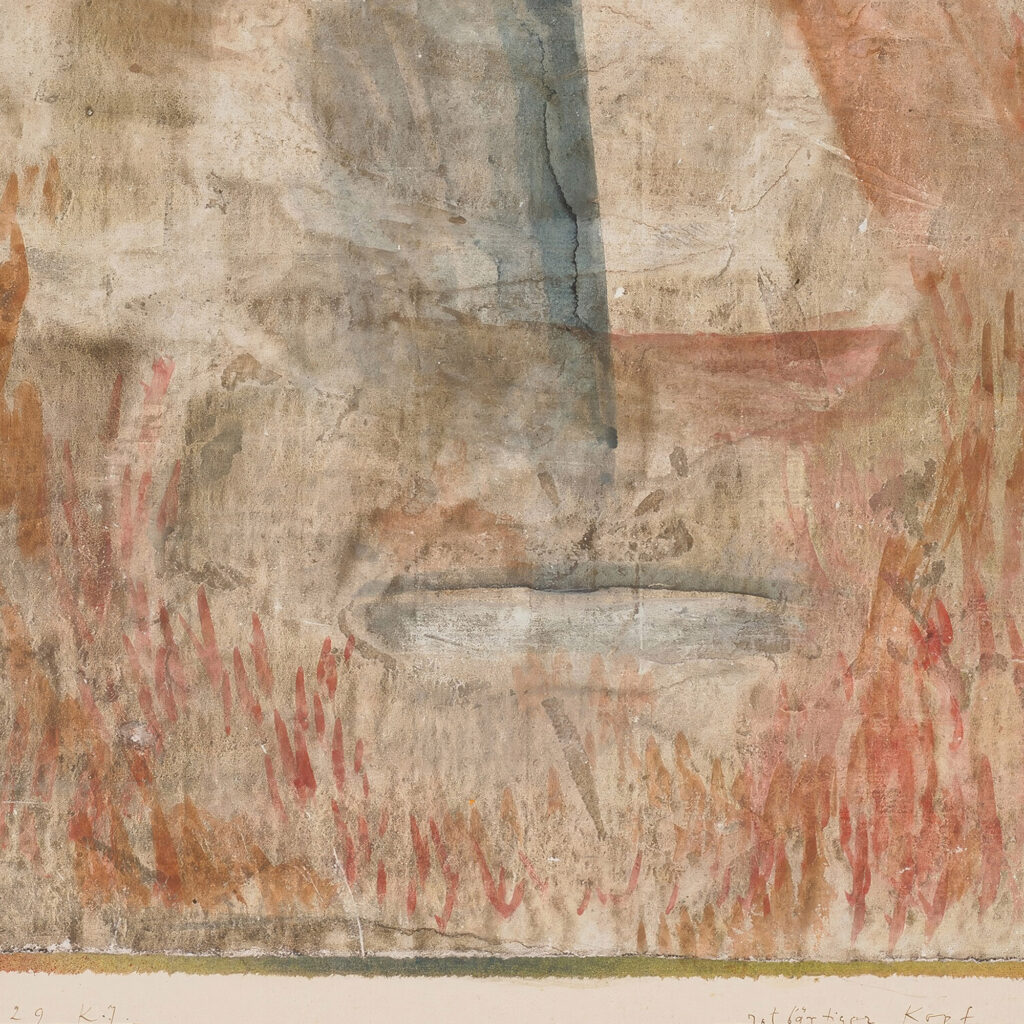 Rotbartiger Kopf 1929 Paul Klee 8 mockup
