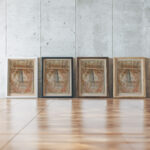 Rotbartiger Kopf 1929 Paul Klee framed posters mockup