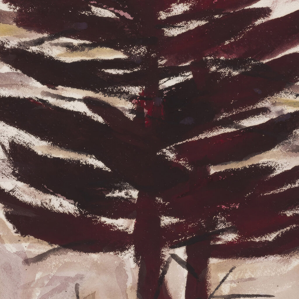 Rotbraune Tanne 1921 Christian Rohlfs 8 mockup