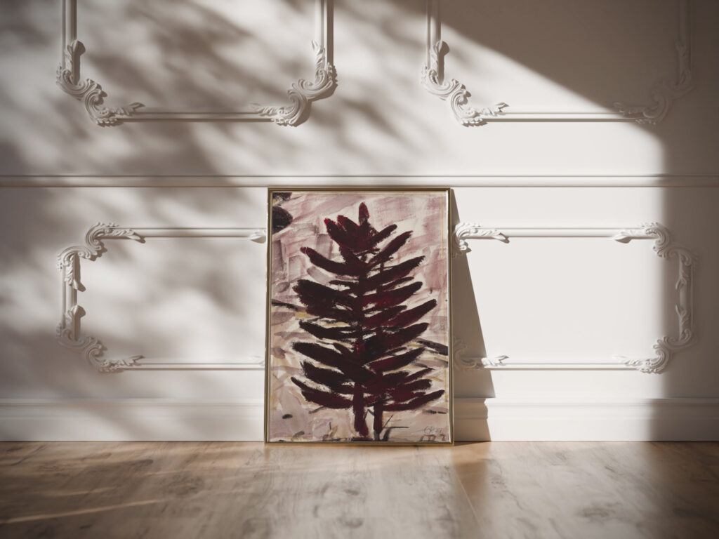 Rotbraune Tanne 1921 Christian Rohlfs video mockup