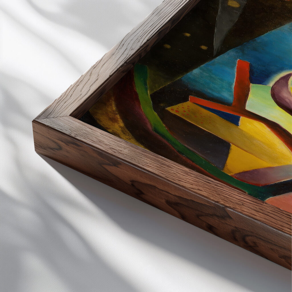 Roter Beter 1918 Arnold Topp close up dark wood mockup