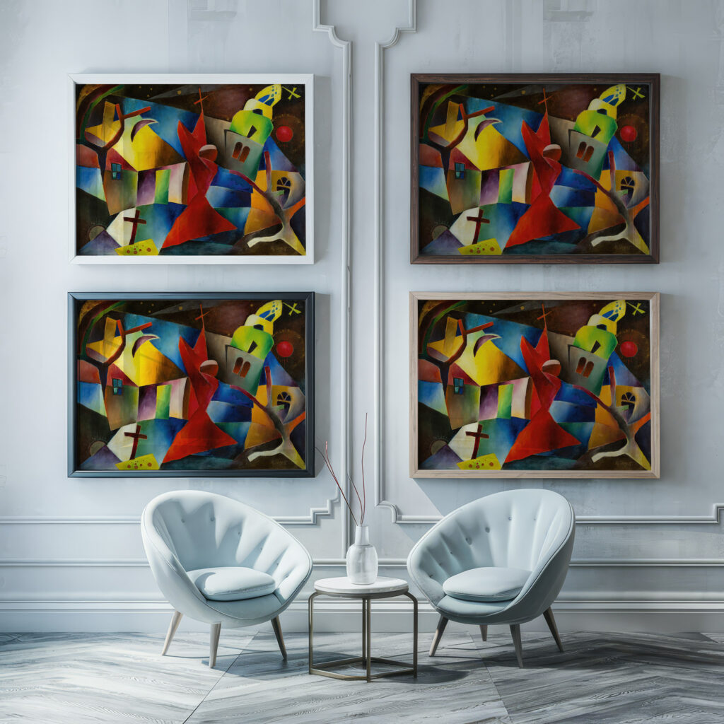 Roter Beter 1918 Arnold Topp framed posters mockup