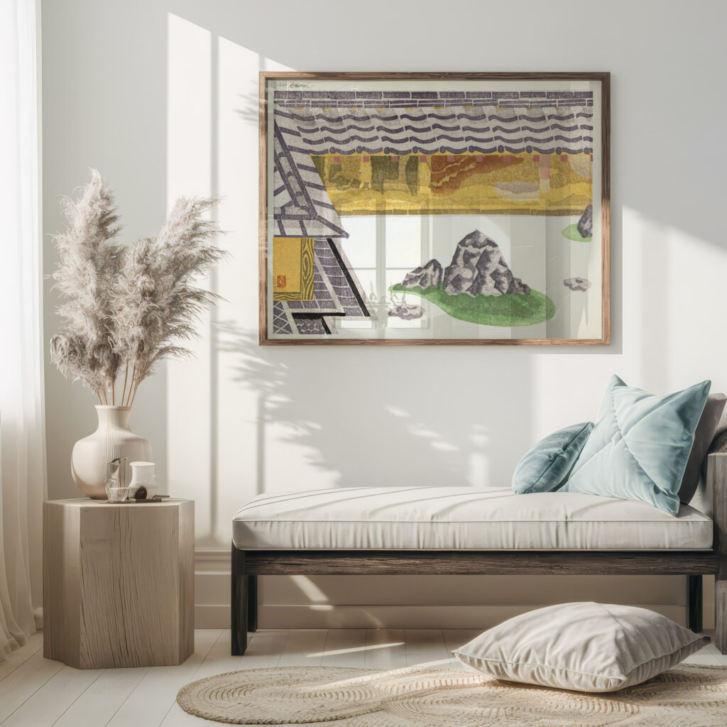 Rotstuin van de Ryoanji 1925 Kamei Tobei 5 mockup