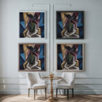 Rubber Plant 1920 Marsden Hartley framed posters mockup