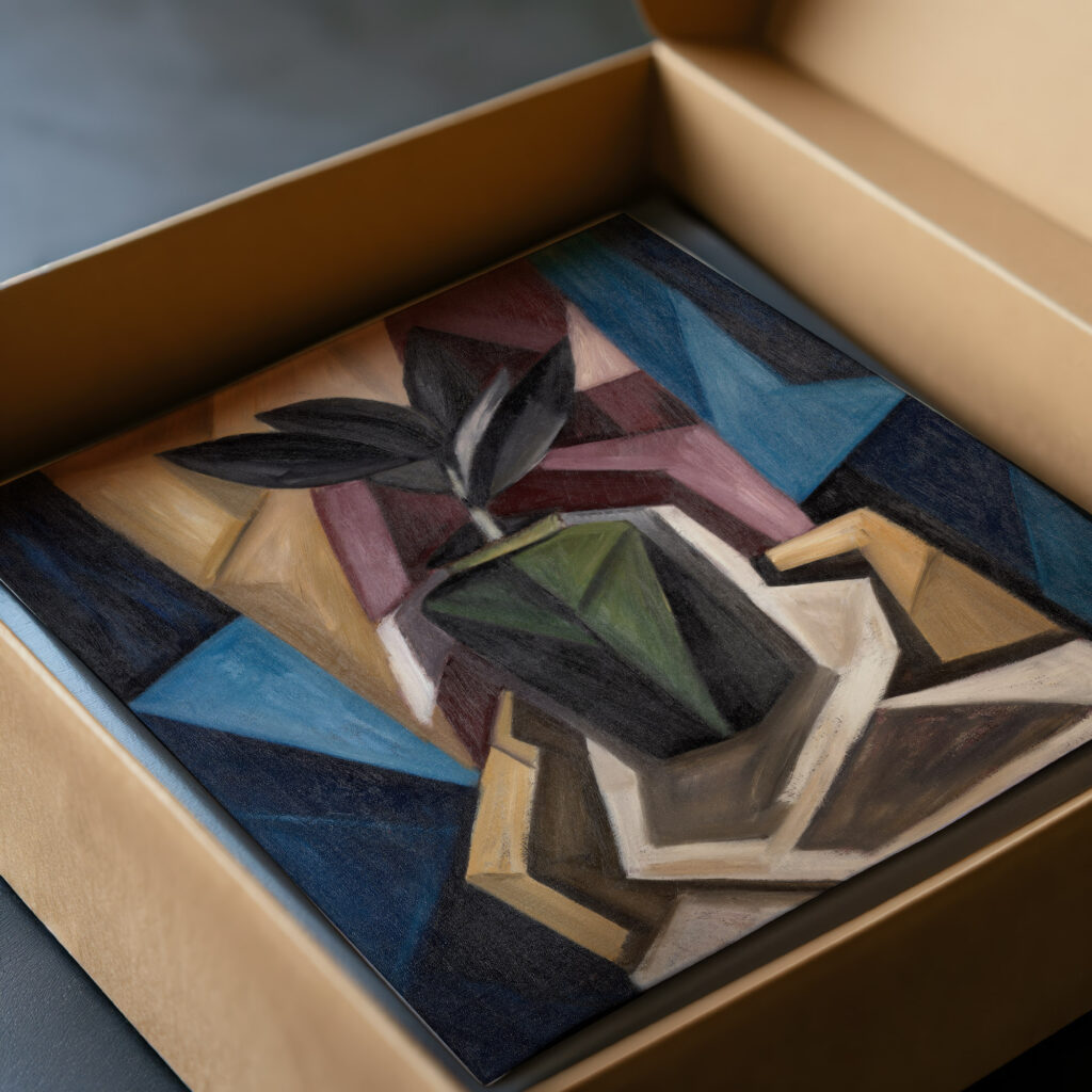 Rubber Plant 1920 Marsden Hartley video mockup