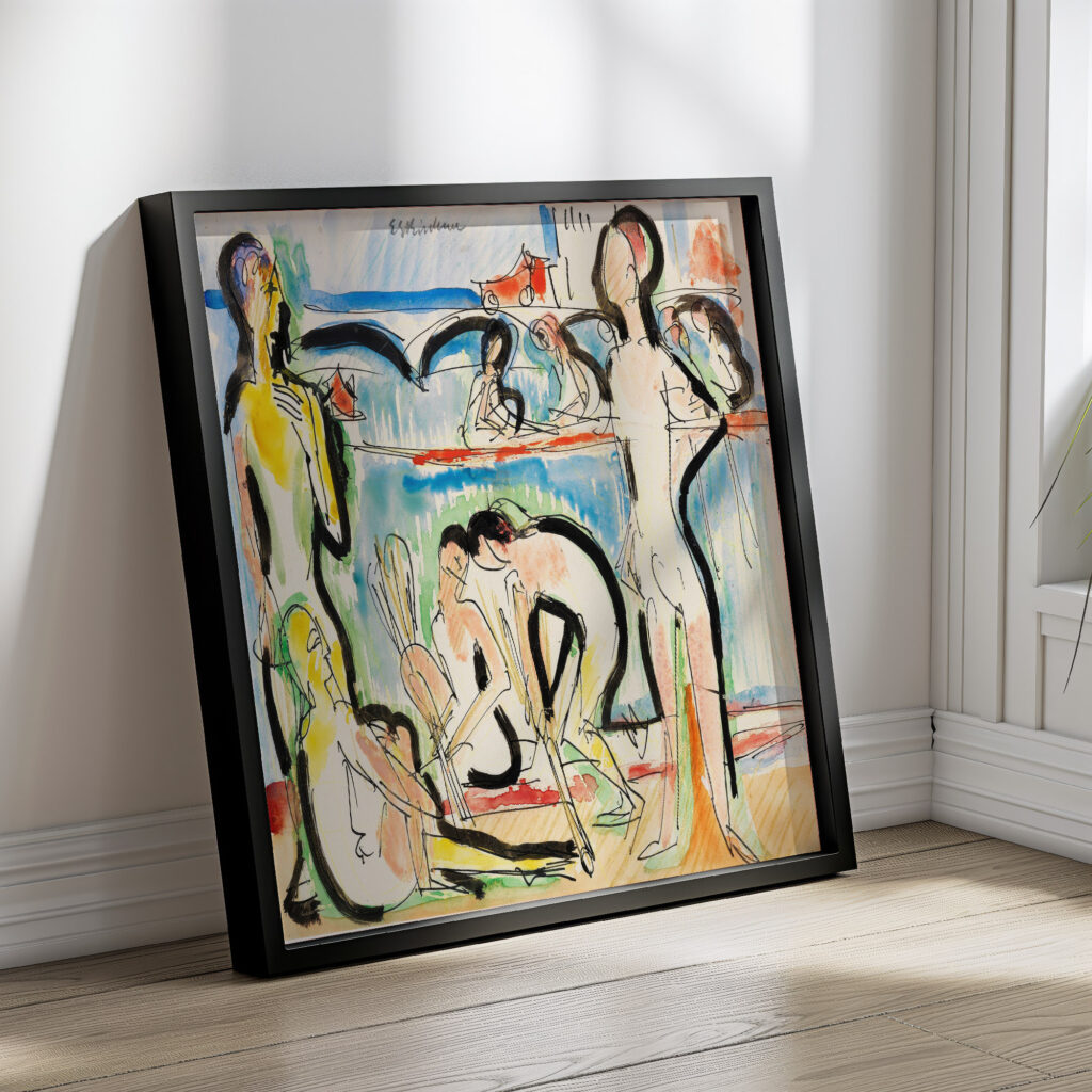 Ruderer 1928 Ernst Ludwig Kirchner 4 mockup