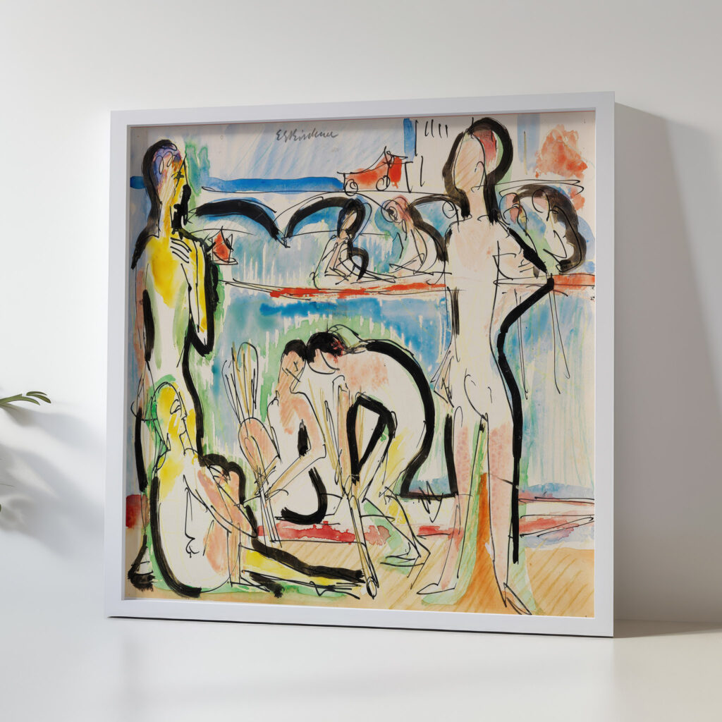 Ruderer 1928 Ernst Ludwig Kirchner 5 mockup