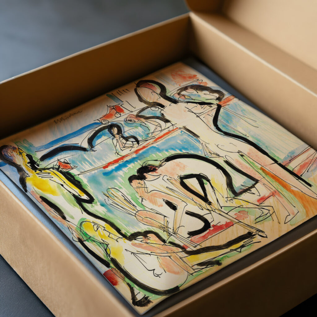 Ruderer 1928 Ernst Ludwig Kirchner video mockup