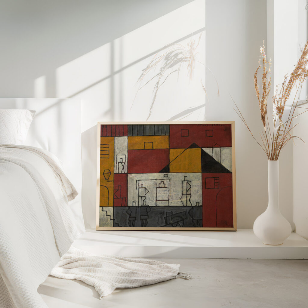 Rue no. 2 Paisaje constructivista 1929 Joaquin Torres Garcia 4 mockup