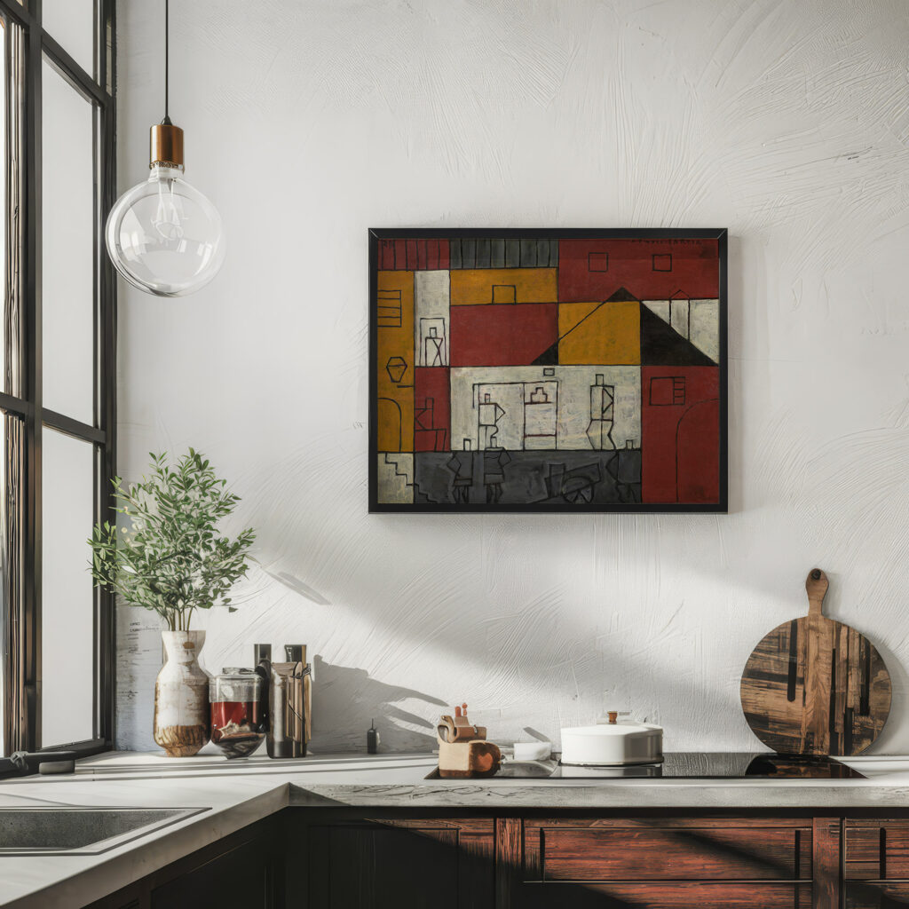 Rue no. 2 Paisaje constructivista 1929 Joaquin Torres Garcia 6 mockup