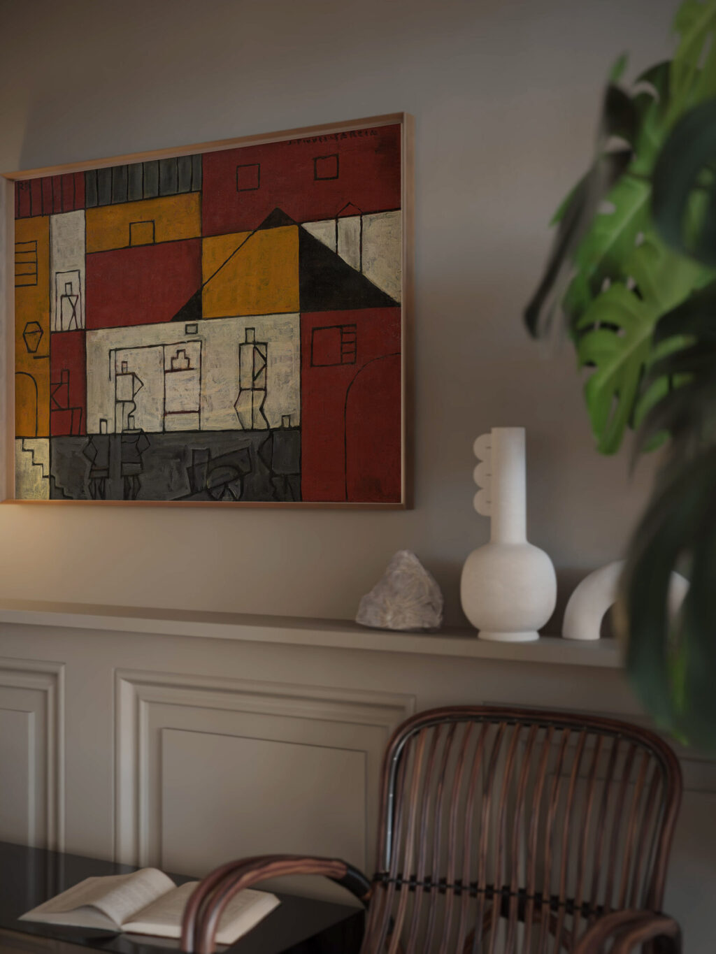 Rue no. 2 Paisaje constructivista 1929 Joaquin Torres Garcia video mockup