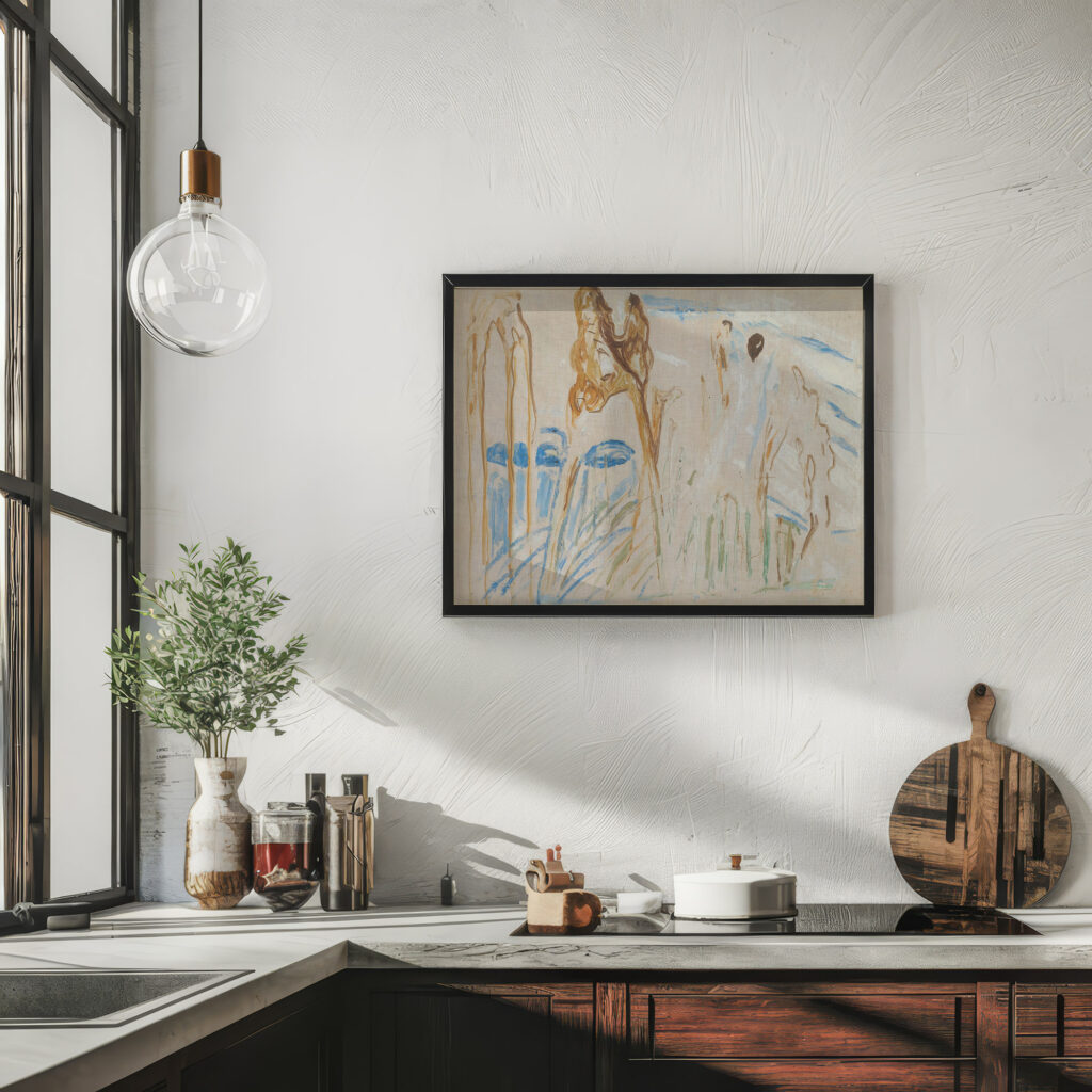 Rugged Trunks in Snow 1923 Edvard Munch 6 mockup