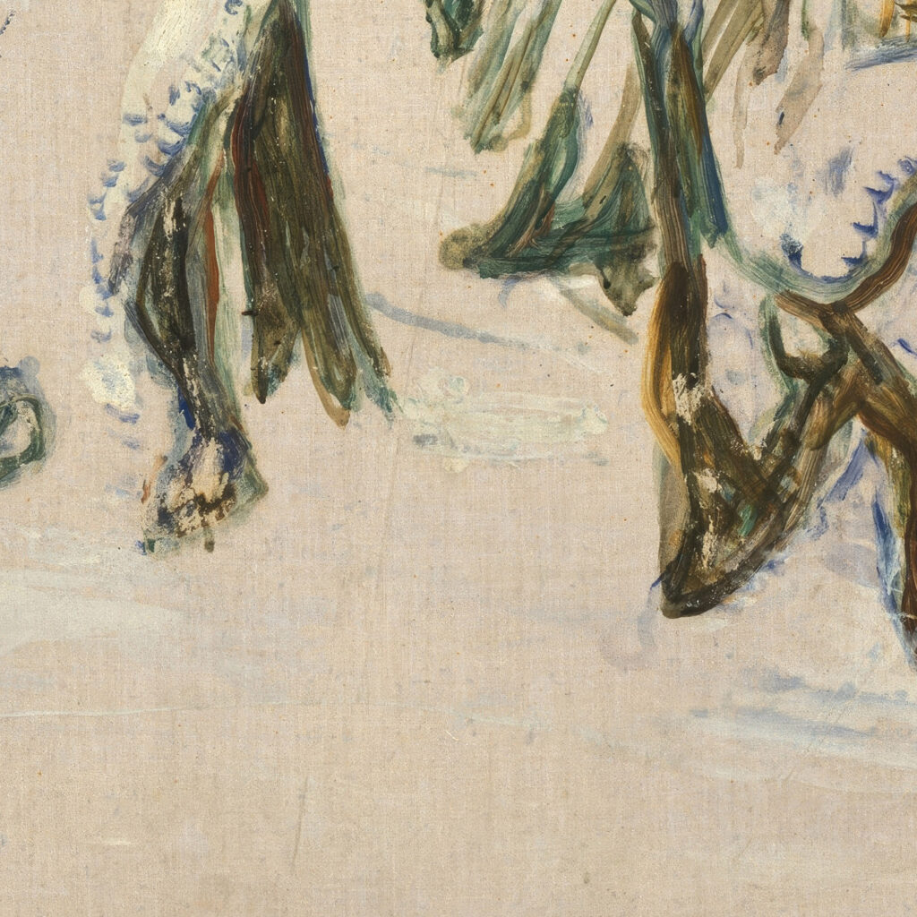 Rugged Trunks in Snow 1923–25 Edvard Munch 8 mockup
