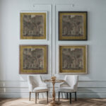 Ruine van een antiek badhuis 1787 1811 Victor Jean Nicolle framed posters mockup