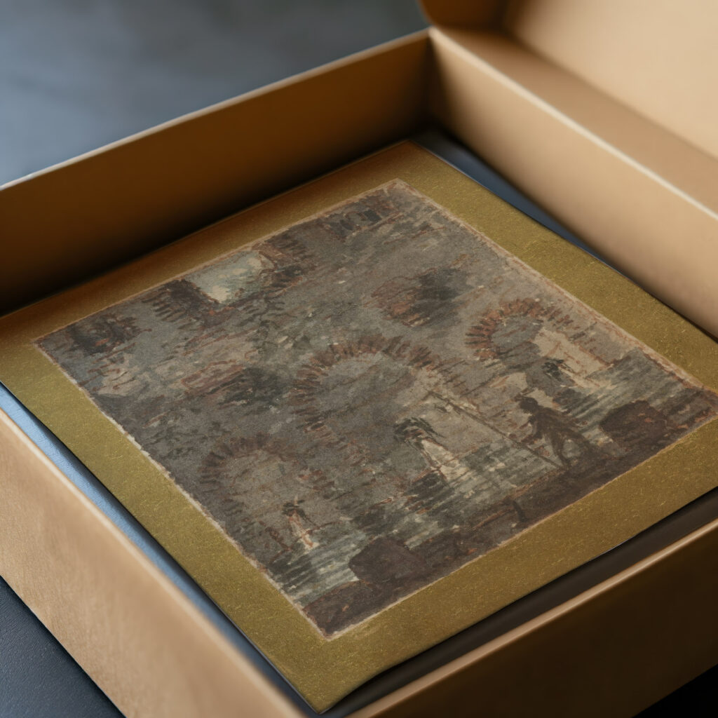 Ruine van een antiek badhuis 1787 1811 Victor Jean Nicolle video mockup