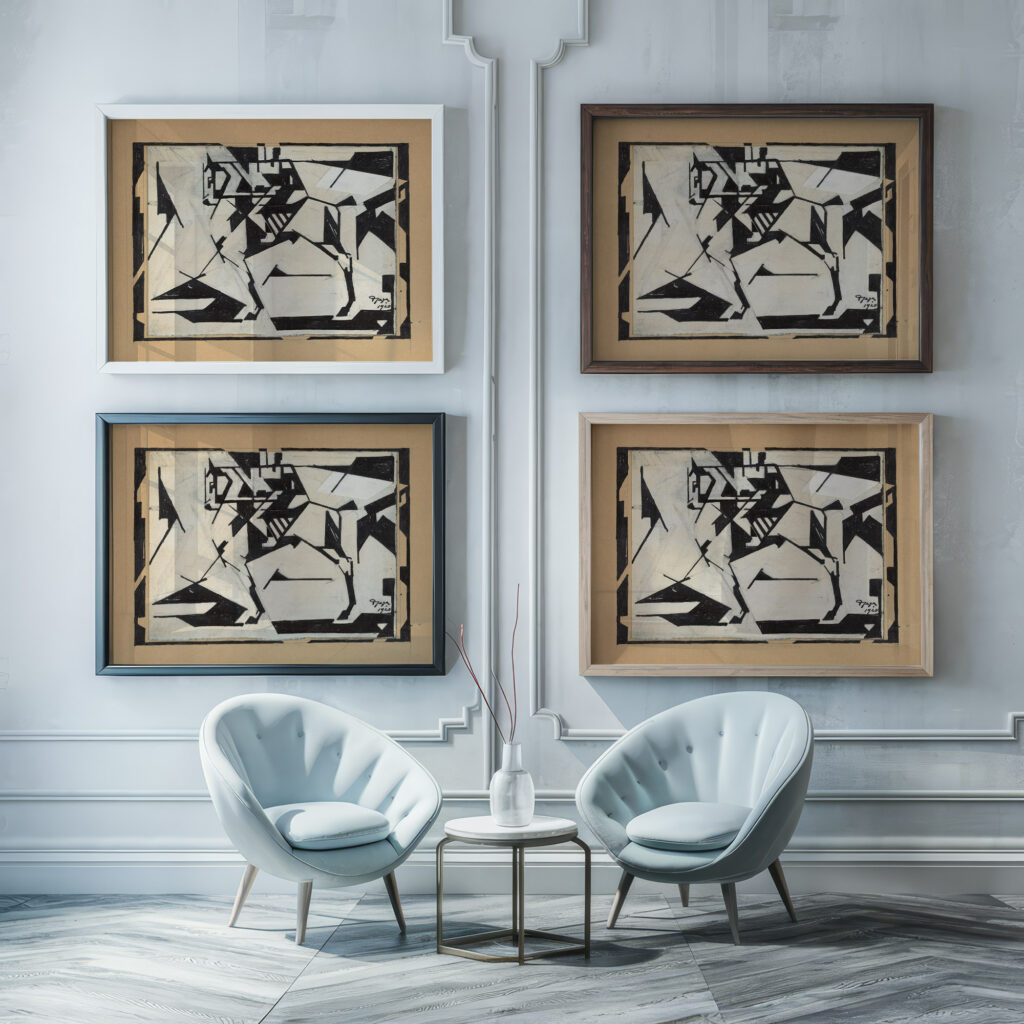 Ruiter 1920 Reijer Stolk framed posters mockup