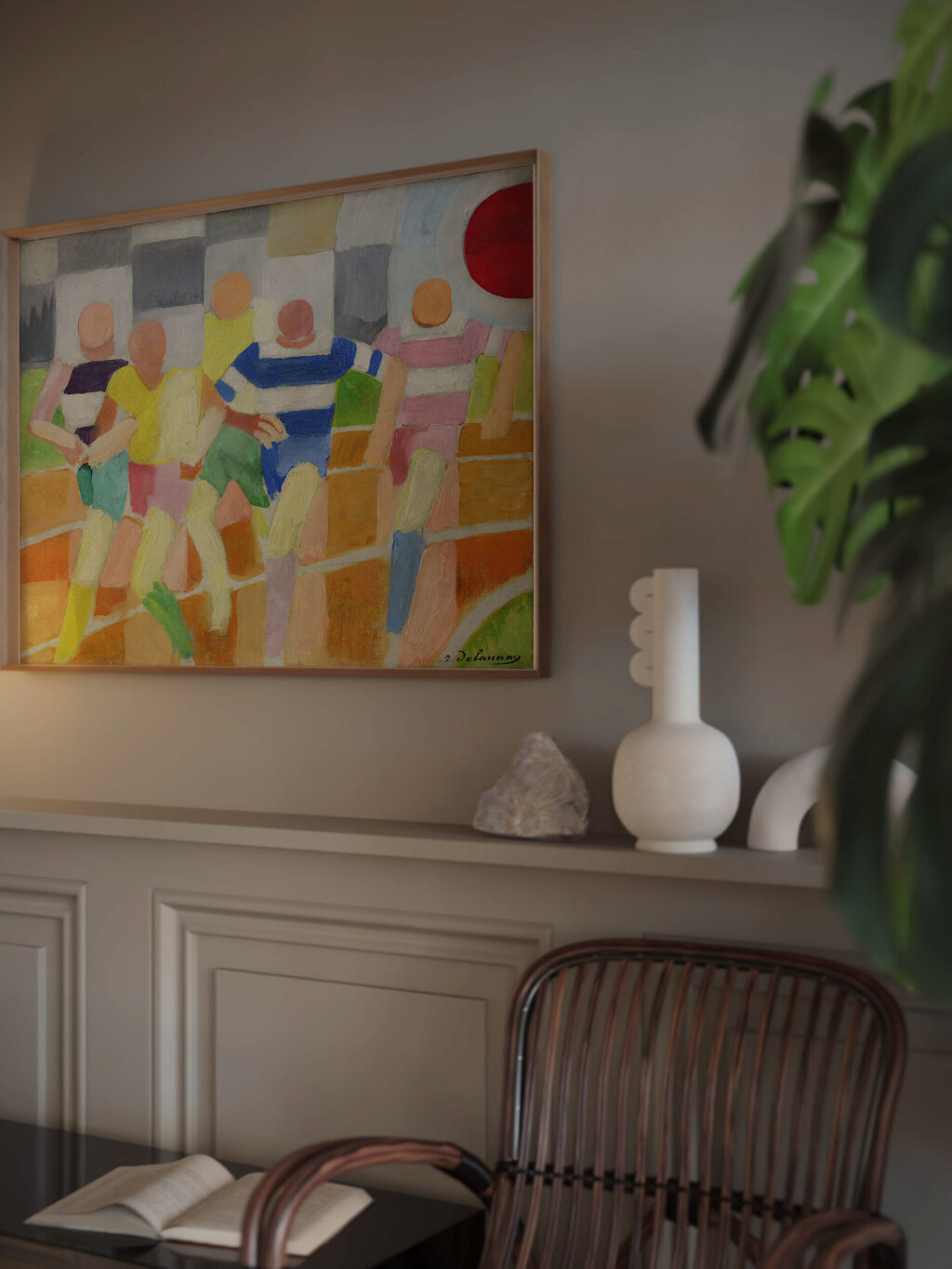 Runners 1924 Robert Delaunay video mockup