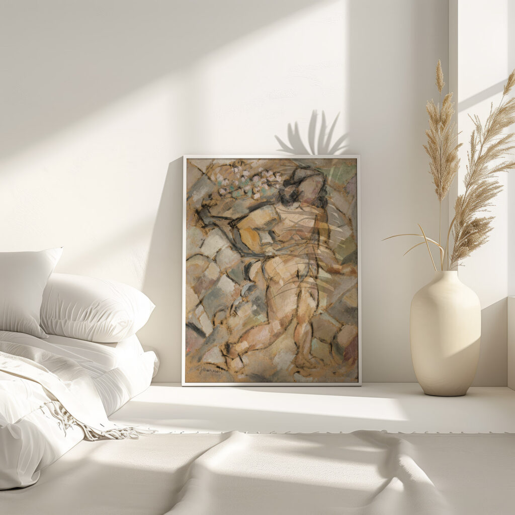 Running woman 1912 Tadeusz Makowski 4 mockup