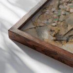 Running woman 1912 Tadeusz Makowski close up dark wood mockup