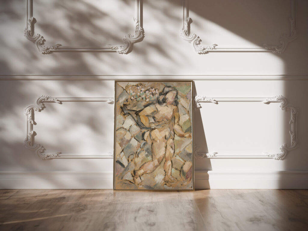 Running woman 1912 Tadeusz Makowski video mockup