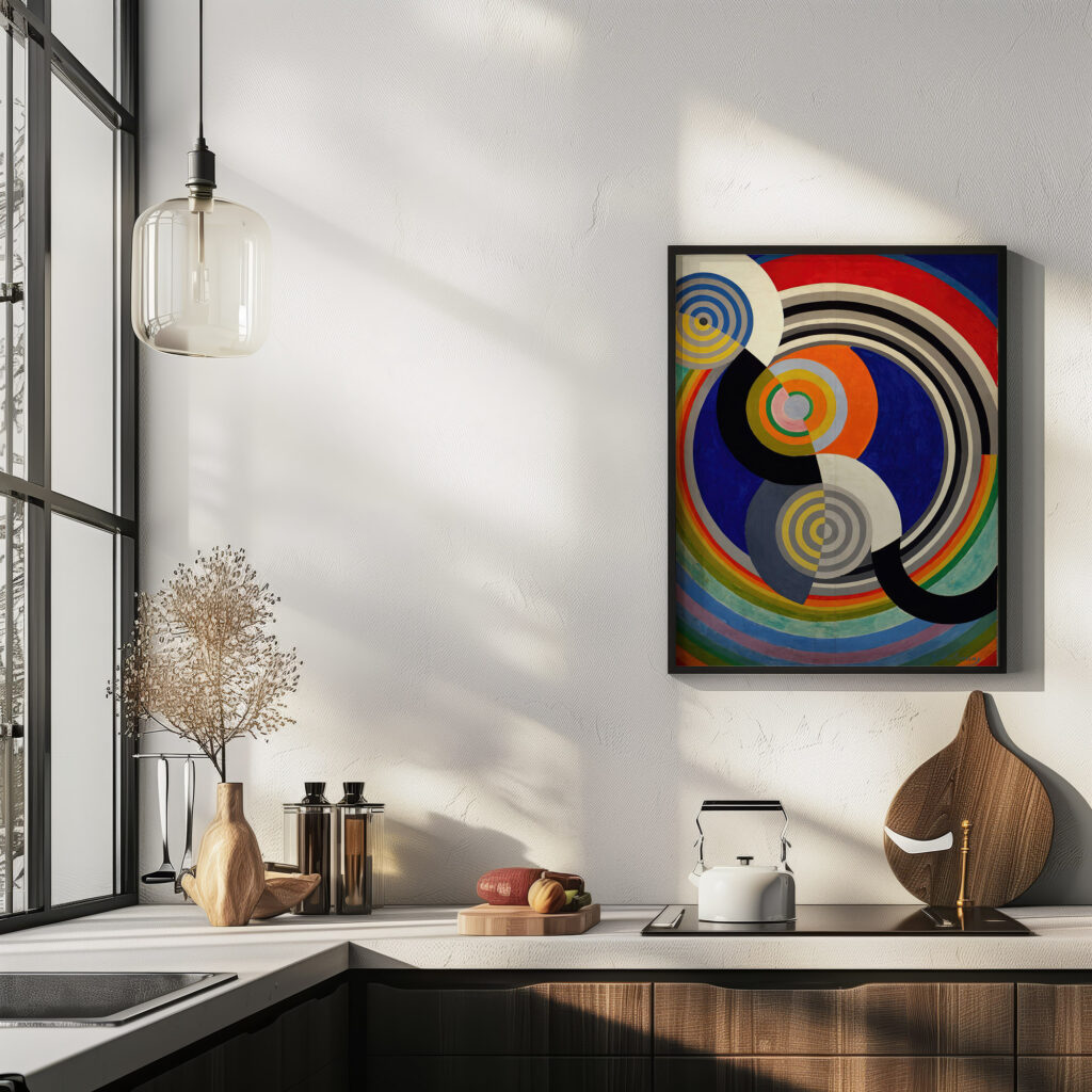 Rythme n°2 1938 Robert Delaunay 6 mockup