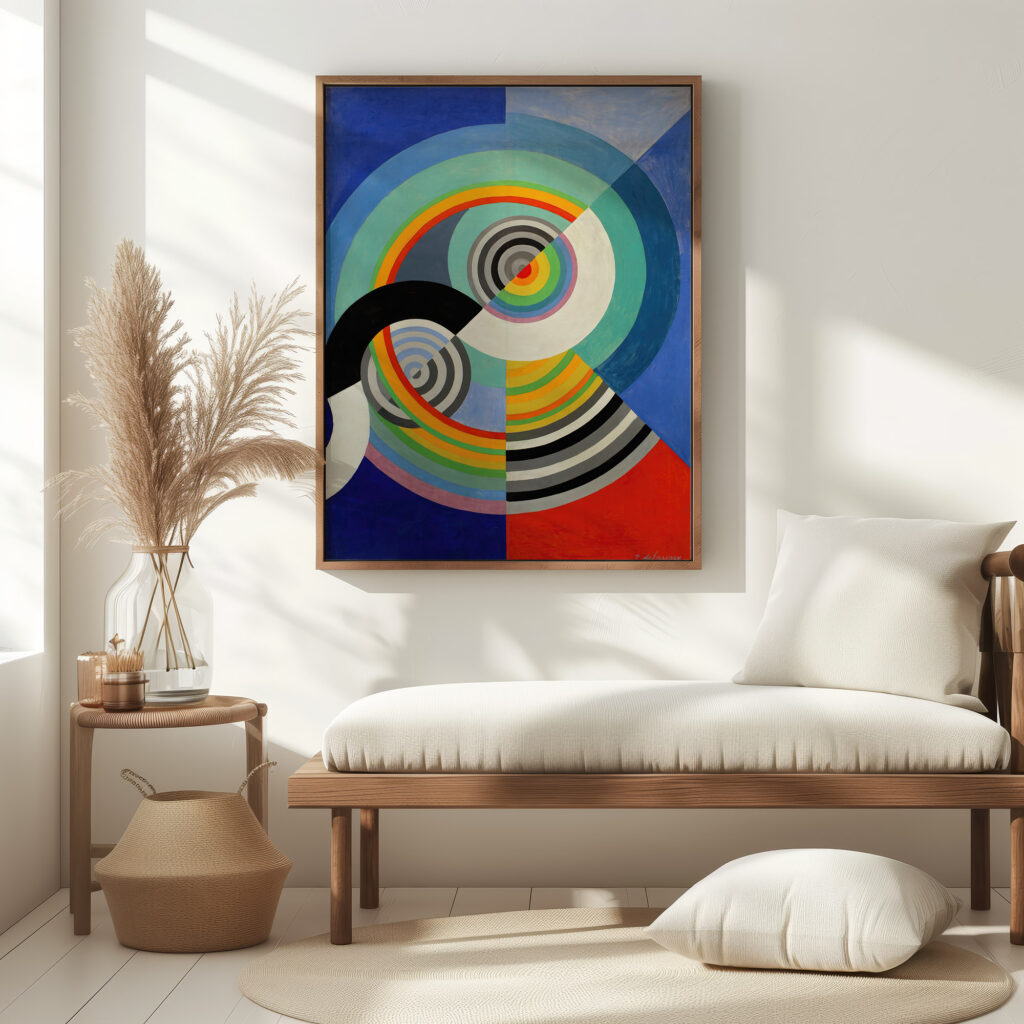 Rythme n°3 1938 Robert Delaunay 5 mockup
