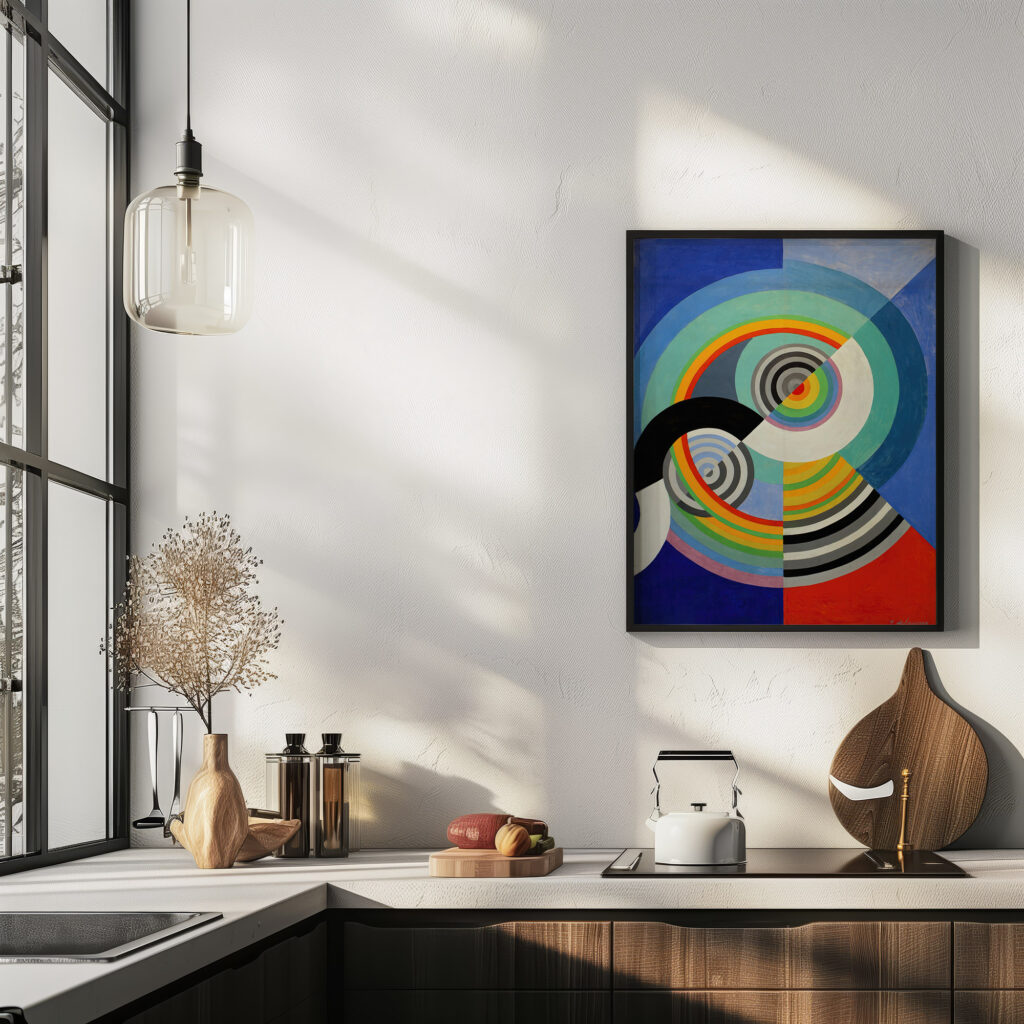 Rythme n°3 1938 Robert Delaunay 6 mockup