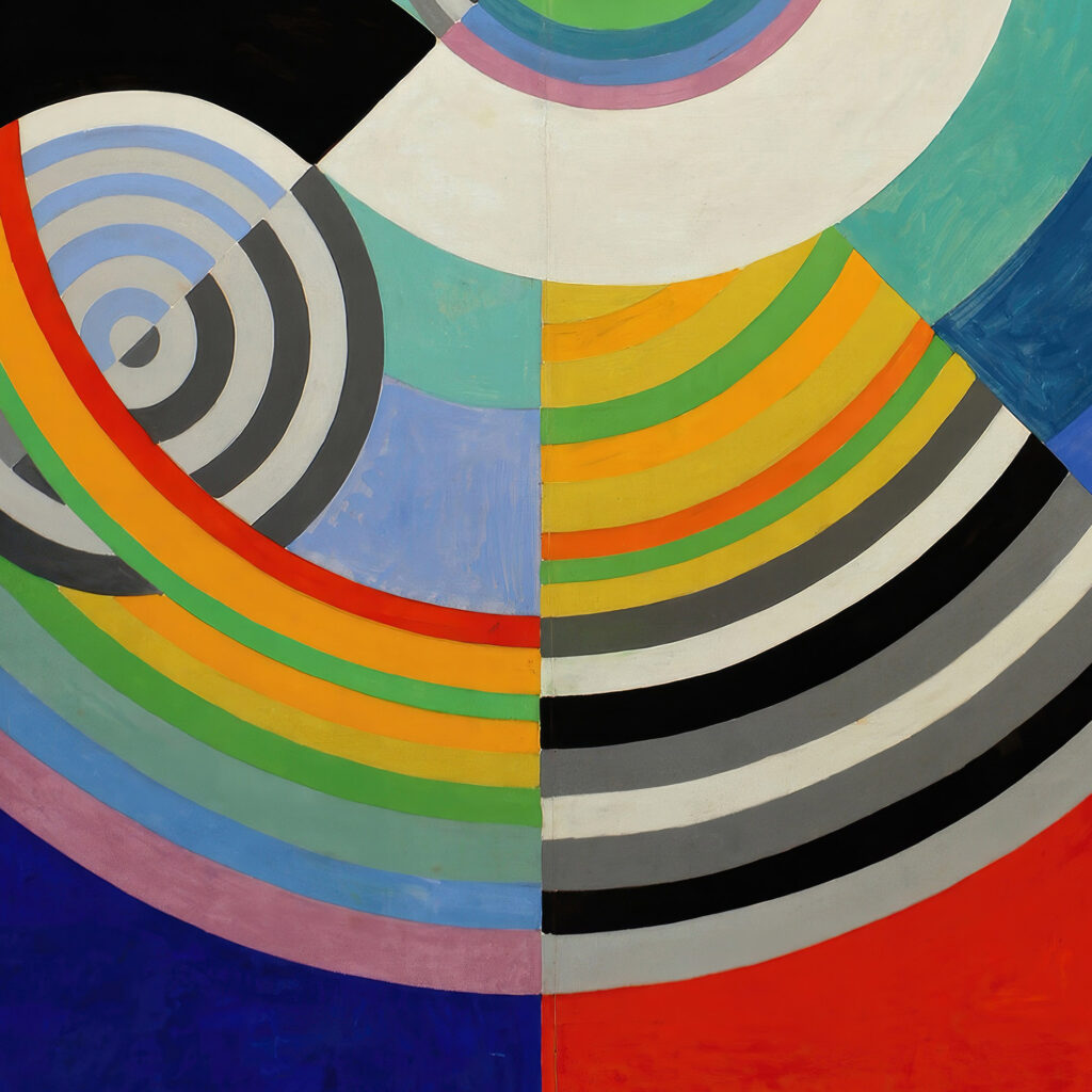 Rythme n°3 1938 Robert Delaunay 8 mockup