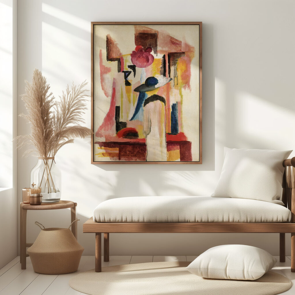 STUDIE ZU HELLEM SCHAUFENSTER STUDY FOR BRIGHT SHOP WINDOW August Macke 5 mockup