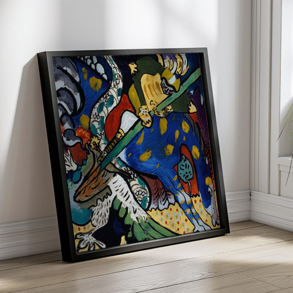 Saint George I 1911 Wassily Kandinsky 4 mockup