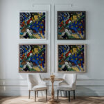 Saint George I 1911 Wassily Kandinsky framed posters mockup
