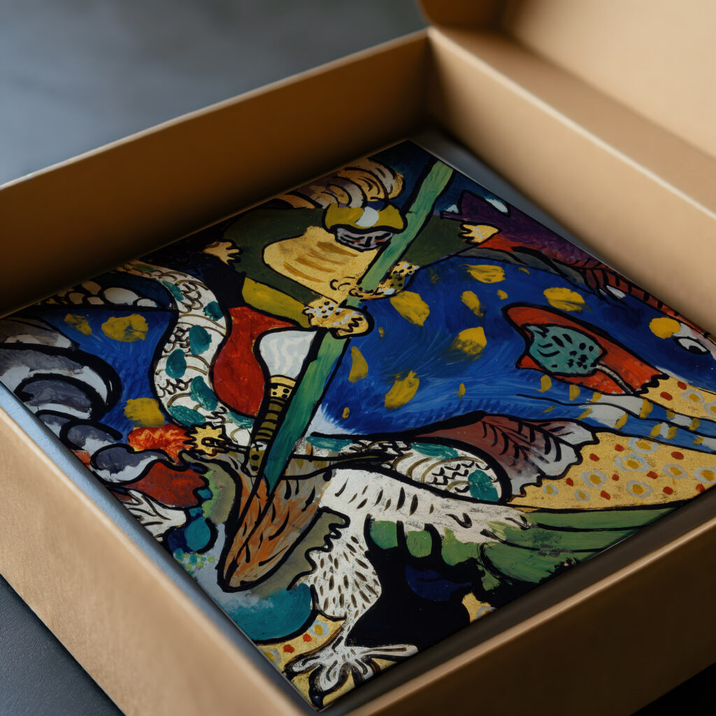 Saint George I 1911 Wassily Kandinsky video mockup