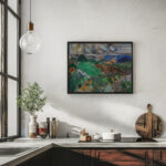 Saint Paul de Vence circa 1920 Raoul Dufy 6 mockup