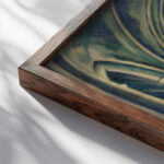 Saint Severin No. 3 1909 1910 Robert Delaunay close up dark wood mockup