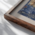 Sakrale Goetzen Figur 1922 Hans Prinzhorn close up dark wood mockup