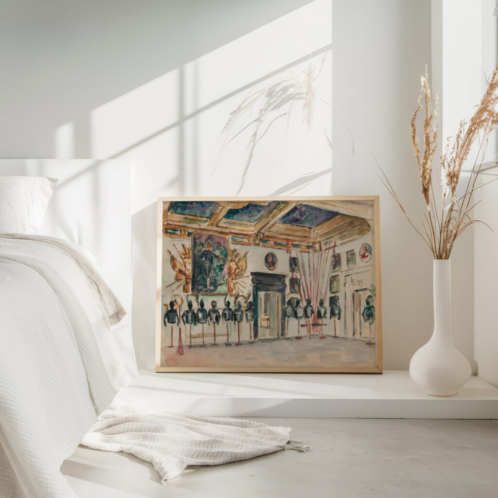 Sala Stolowa w Palacu w Podhorcach. 1940 Ivan Ivanec 4 mockup