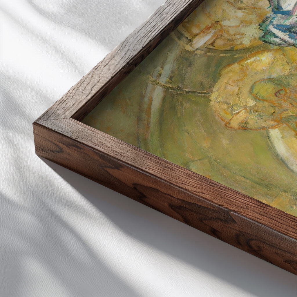 Salome Loiseau De Proie Pierre Amedee Marcel Beronneau close up dark wood mockup