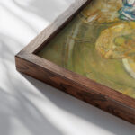 Salome Loiseau De Proie Pierre Amedee Marcel Beronneau close up dark wood mockup