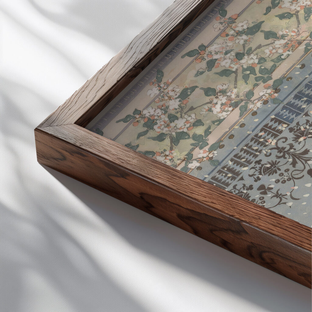 Salonek 1898 Karel Vitezslav Masek close up dark wood mockup