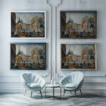 San Marco from the Piazetta 1913 Jules Schmalzigaug framed posters mockup