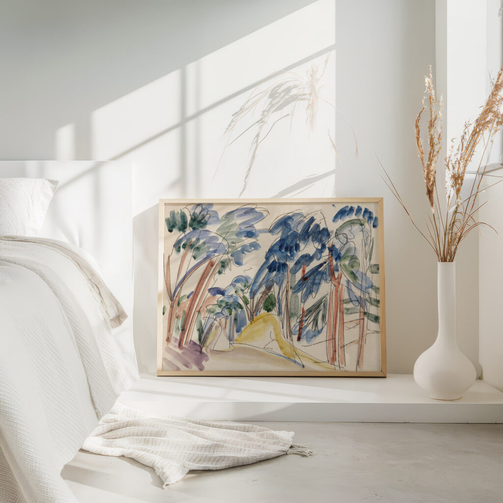 Sanddunen unter Baumen 1912 Ernst Ludwig Kirchner 4 mockup