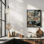 Sans Titre Collagierte Bildpostkarte Das Kreisen 1922 Kurt Schwitters 6 mockup