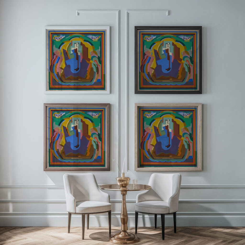 Sans titre 1930 31 Albert Gleizes framed posters mockup