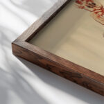 Sans titre 1933 Paul Klee close up dark wood mockup