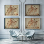 Sans titre 1933 Paul Klee framed posters mockup