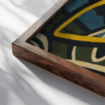 Sans titre 1939 Francis Picabia close up dark wood mockup