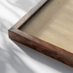 Sans titre circa 1919 Francis Picabia close up dark wood mockup