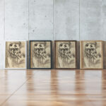 Sans titre circa 1929 1931 Francis Picabia framed posters mockup